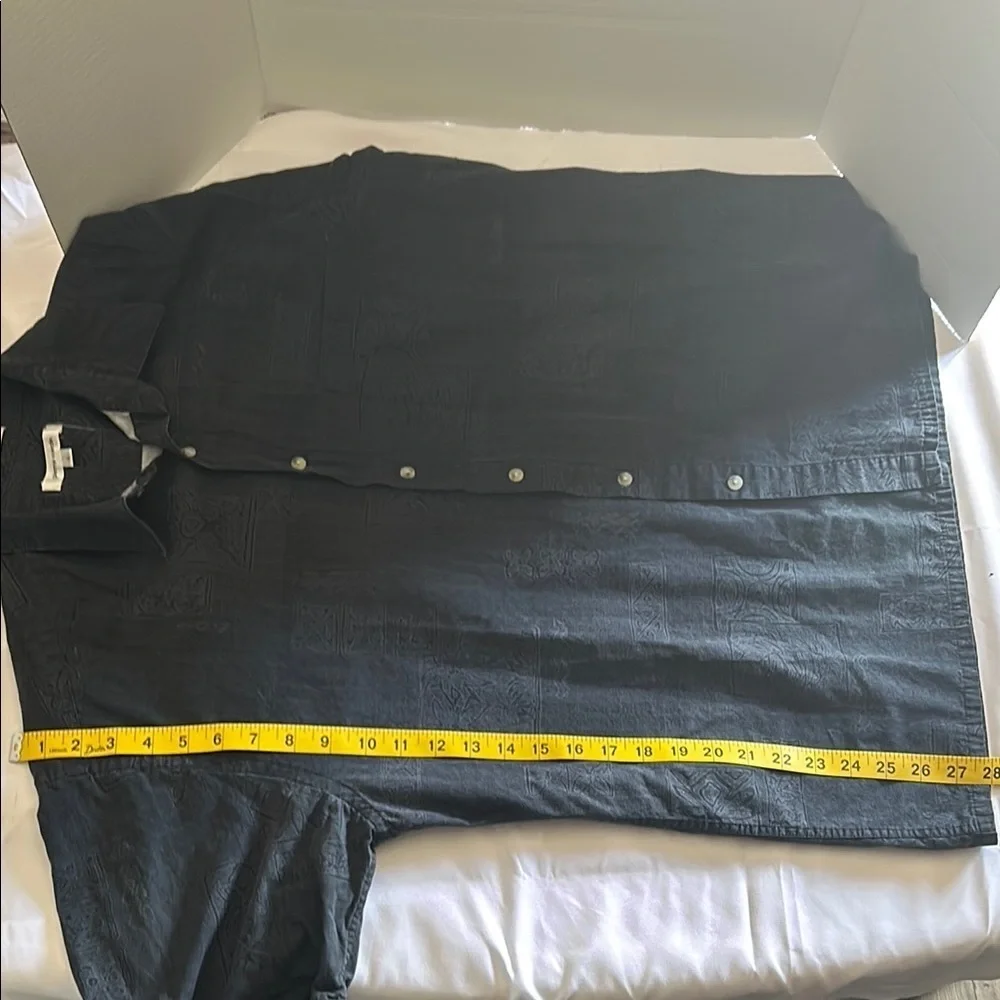 Pierre Cardin Black Casual Button Down Shirt